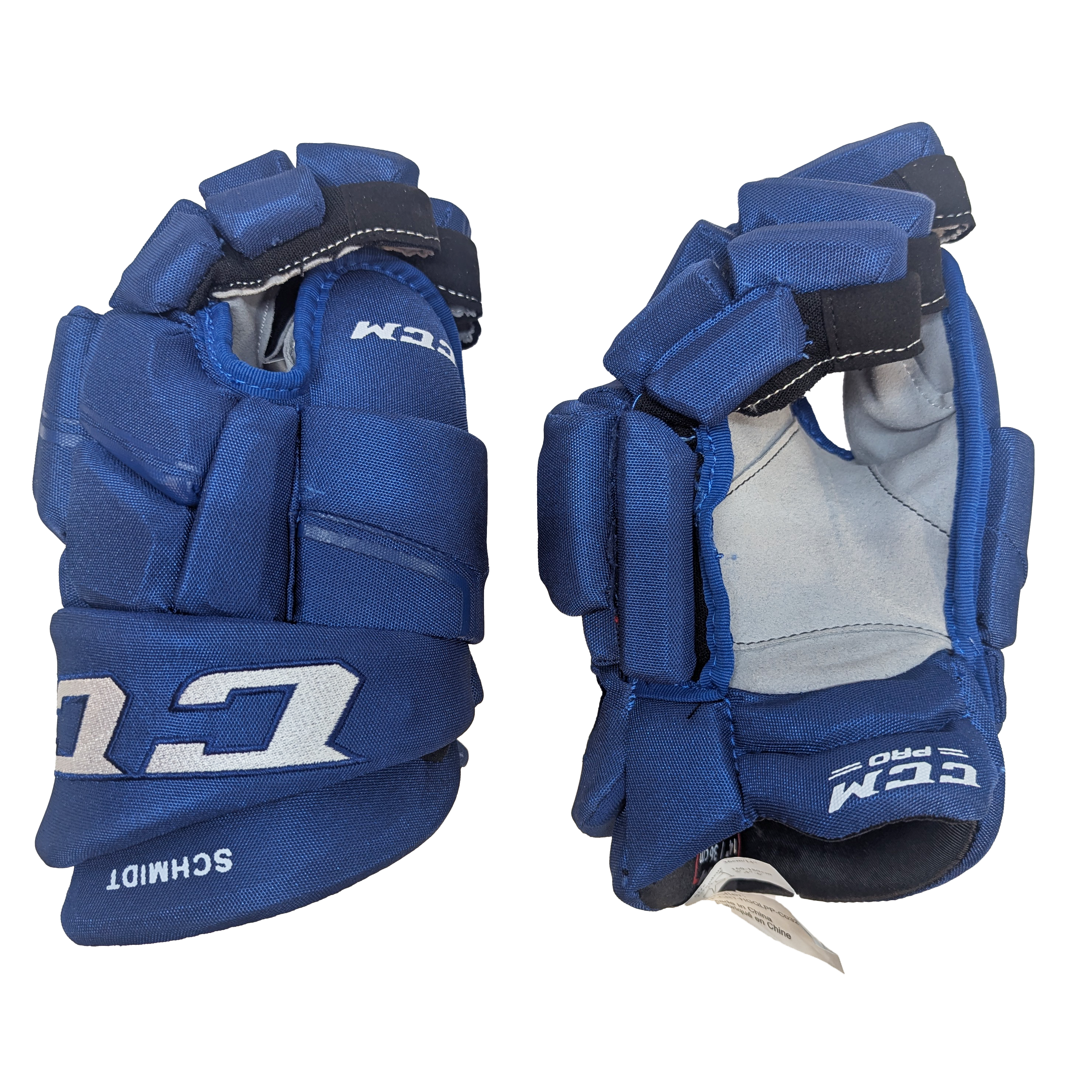 CCM HGQLPP - NHL Pro Stock Glove - Nate Schmidt (Royal Blue)